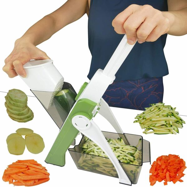 4-in-1 Adjustable Vertical Vegetable Cutter