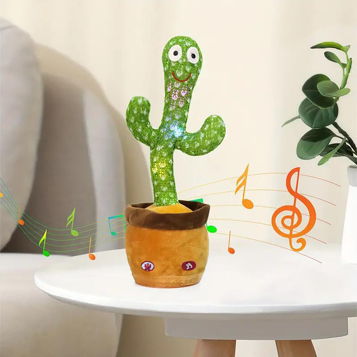 Dancing Cactus Toy ( With Android Cable)