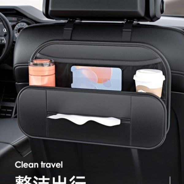 1pcs Leather Car Backseat Organizer