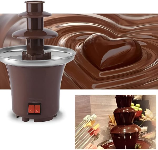 Chocolate Fountain 3-tier Mini Chocolate Tower