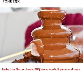 Chocolate Fountain 3-tier Mini Chocolate Tower