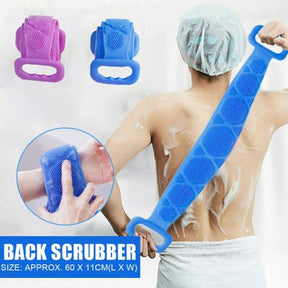 Silicone Back Scrubber Bath Belt, Bath Scrubber (random Color)