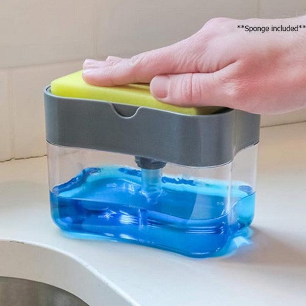 Soap Pump With Sponge Hand Push Water Resistant Portable Dispenser