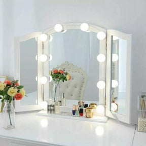 Vanity Mirror Lights – Usb Vanity Lights Makeup Lighting 10 Dimmable Light Bulbs